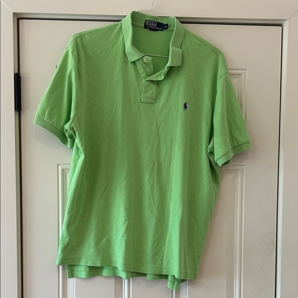 Polo by Ralph Lauren Men's Lime Polo Shirt